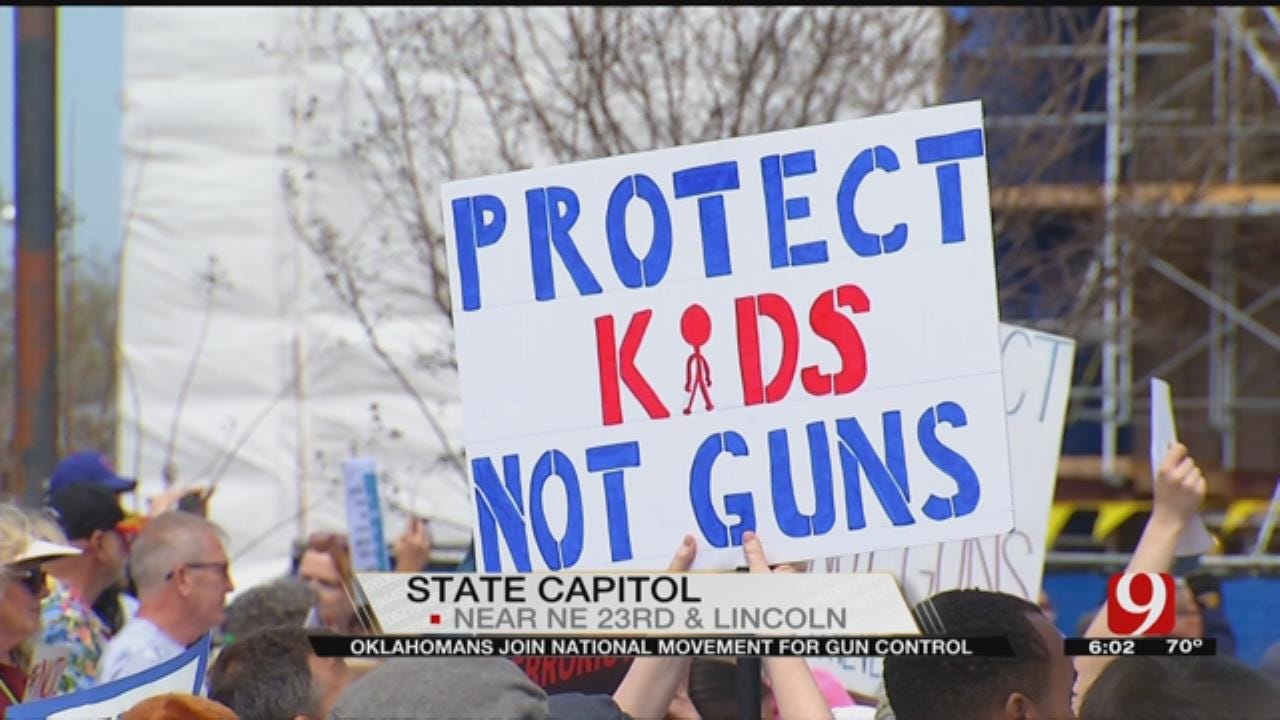Oklahomans Join National Movement For Gun Control