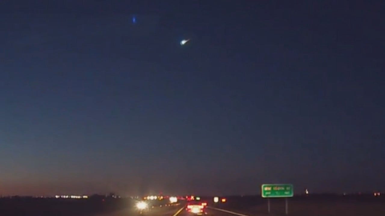 Oklahoma Meteor Caught On Video