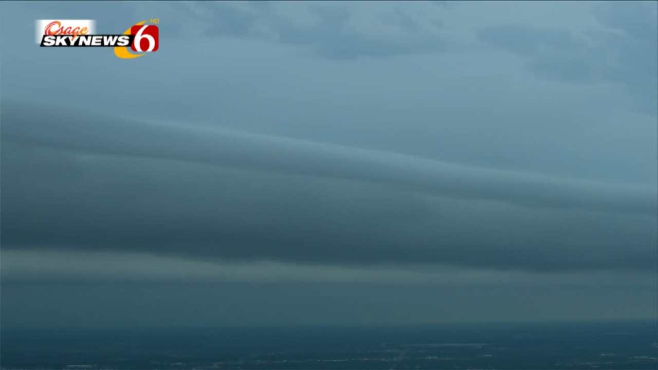Osage SkyNews 6 HD Spots Shelf Cloud As It Passed Over Tulsa