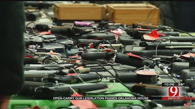 Open Carry Gun Legislation Passes Oklahoma House