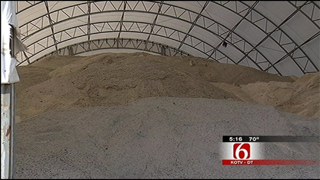Tulsa Sand, Salt Reserve Ready For Winter Weather