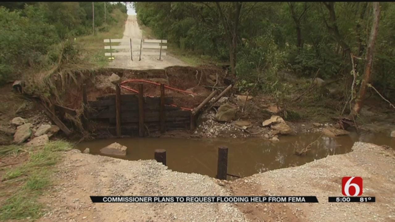 Pawnee County Surveys Flooding Rain Damage