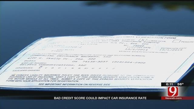 Bad Credit Score Could Impact Car Insurance Rates