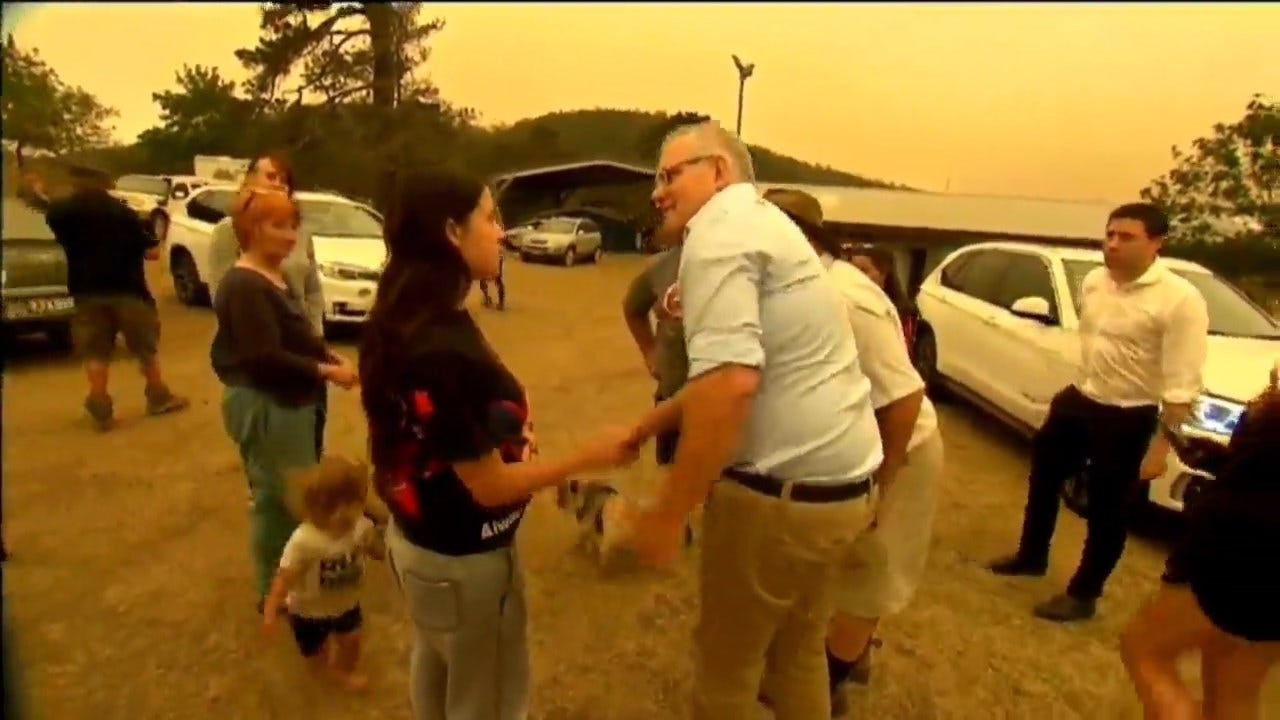 Australian Woman Forced To Shake PM's Hand Upset By Wildfire Response: 'It Broke My Heart'
