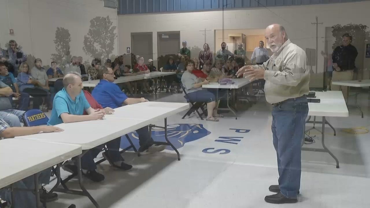 WEB EXTRA: Video From Creek County Highway Intersection Meeting