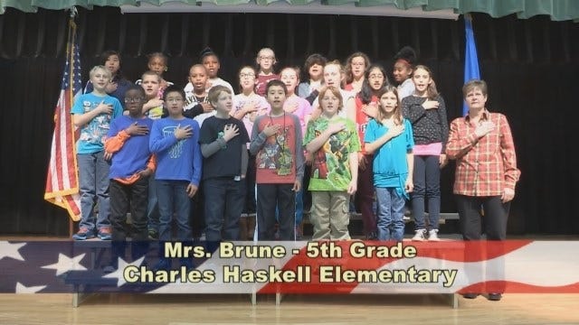 Mrs. Brune's 5th Grade Class at Charles Haskell Elementary School