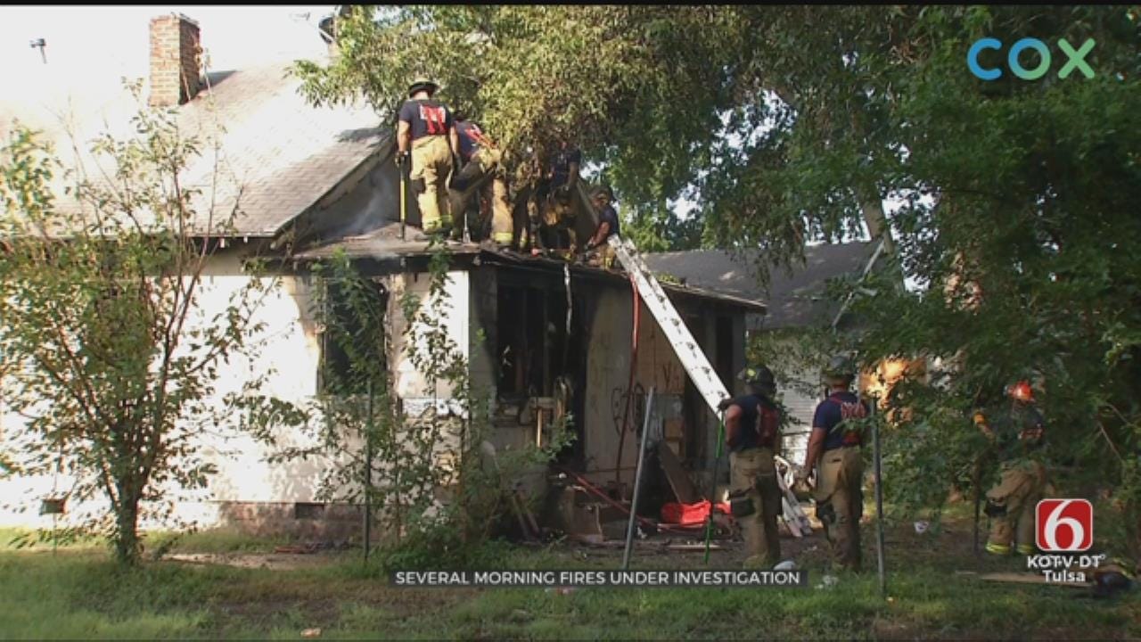 Tulsa Firefighters Investigating After Responding To Multiple Fires Sunday