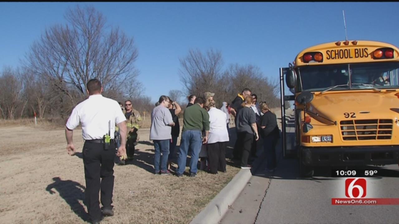 Police Seek Driver Who Left Scene Of Sand Springs School Bus Accident