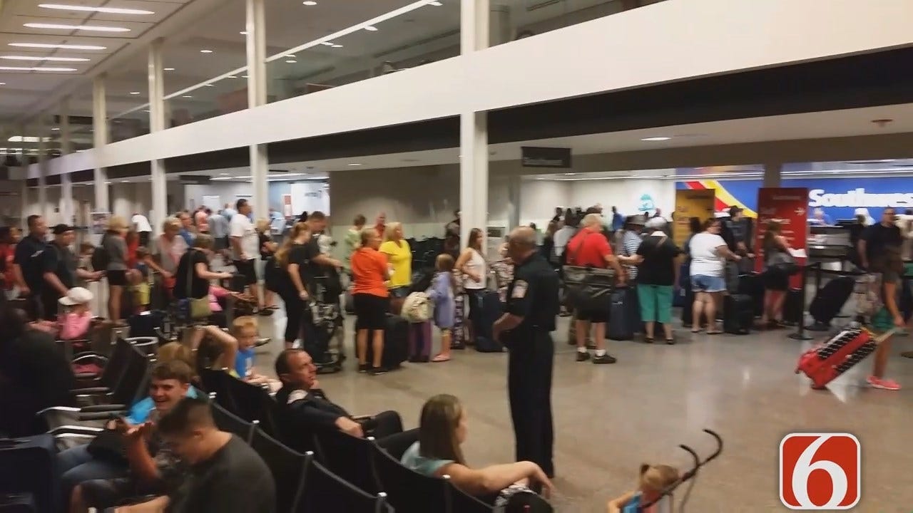 Dave Davis Reports On One Southwest Airlines Passenger Waiting On Flight