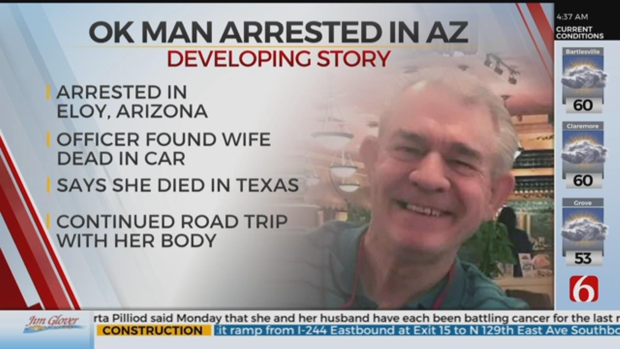 Sand Springs Man Found With Wife's Dead Body In Arizona