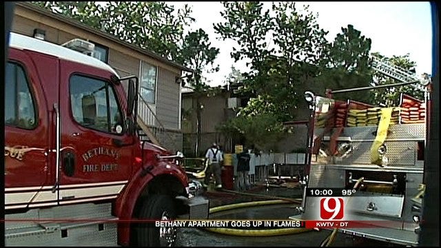 Bethany Apartments Go Up In Flames