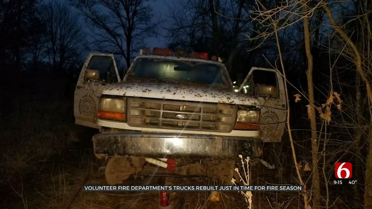 Oklahoma Community Helps Fire Department After Trucks Stolen, Recovered In Bad Condition
