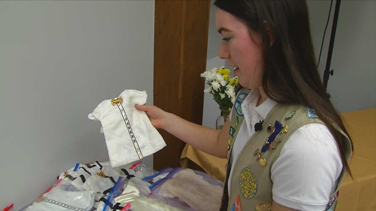 Oklahoma Girl Scout Creates 'Angel' Gowns For Grieving Families
