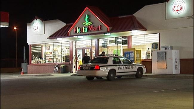 WEB EXTRA: Video From Scene Of Fiesta Mart Armed Robbery