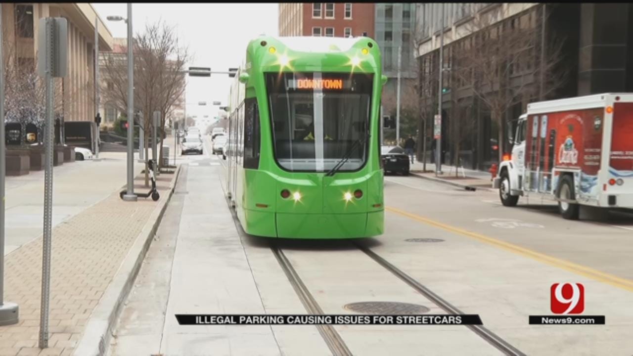 Illegal Parking Causes Issues For Streetcars