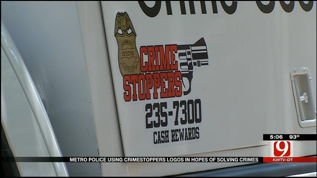 OKC Police Using More 'Crime Stoppers' Logos To Prevent Crime