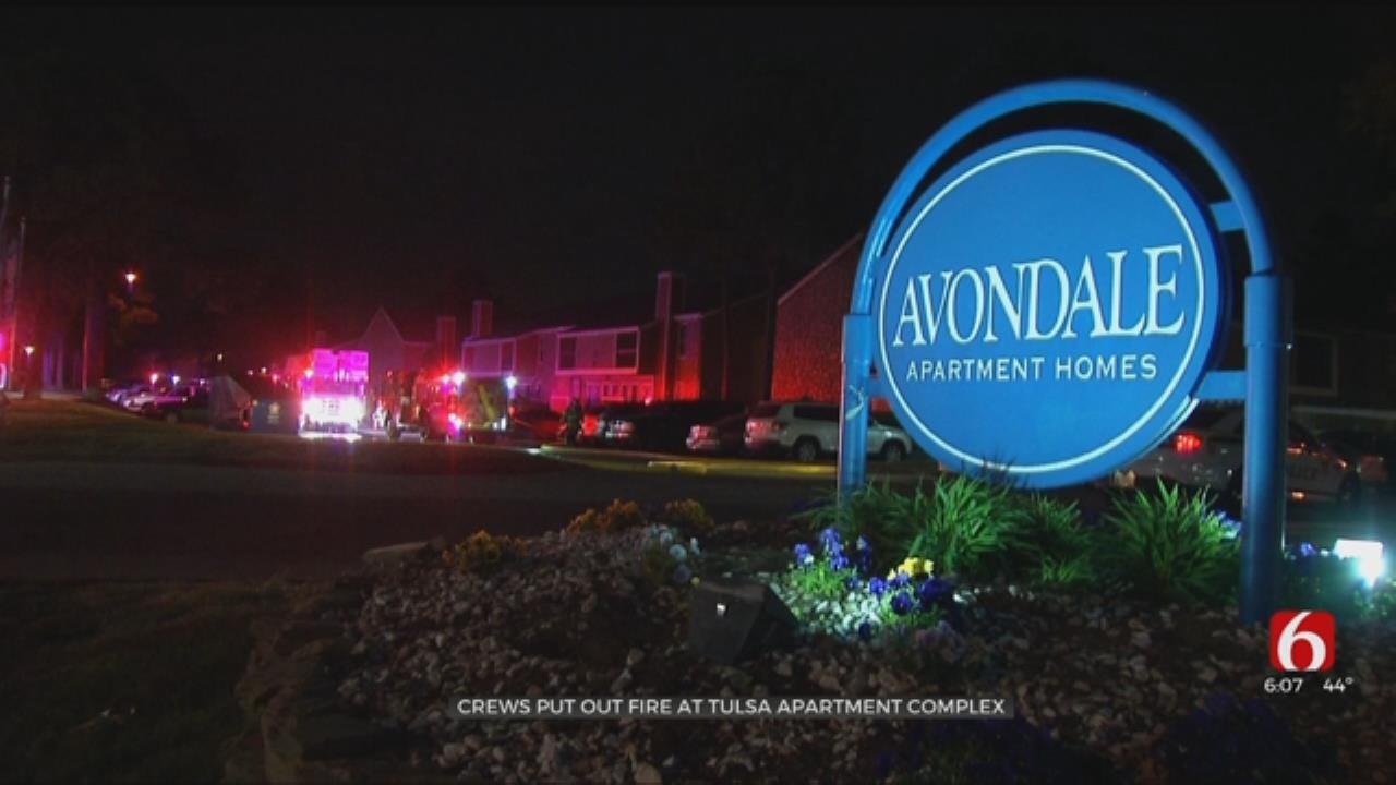 Firefighters Contain Fire At Tulsa Apartment Complex