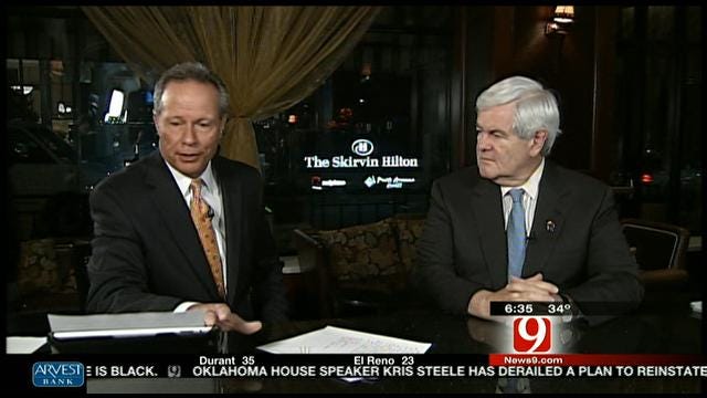 Stan Miller Speaks With GOP Presidential Candidate Newt Gingrich