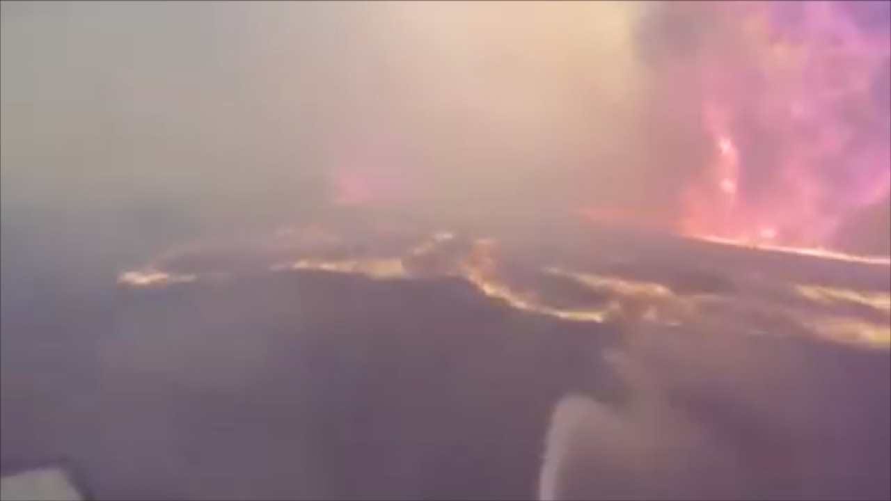 WATCH: Firefighter Cam Gives Peek Into Belly Of Pawnee County Wildfire
