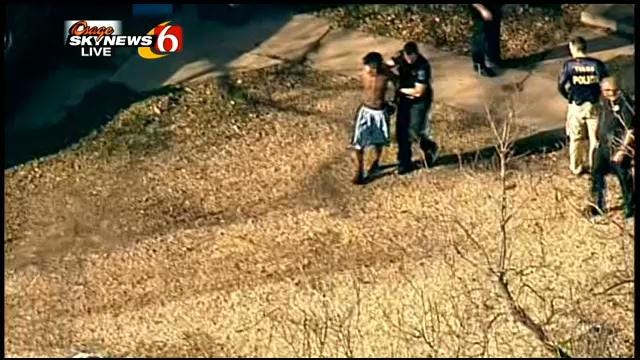 Osage SkyNews 6 Flies Over Arrest Scene