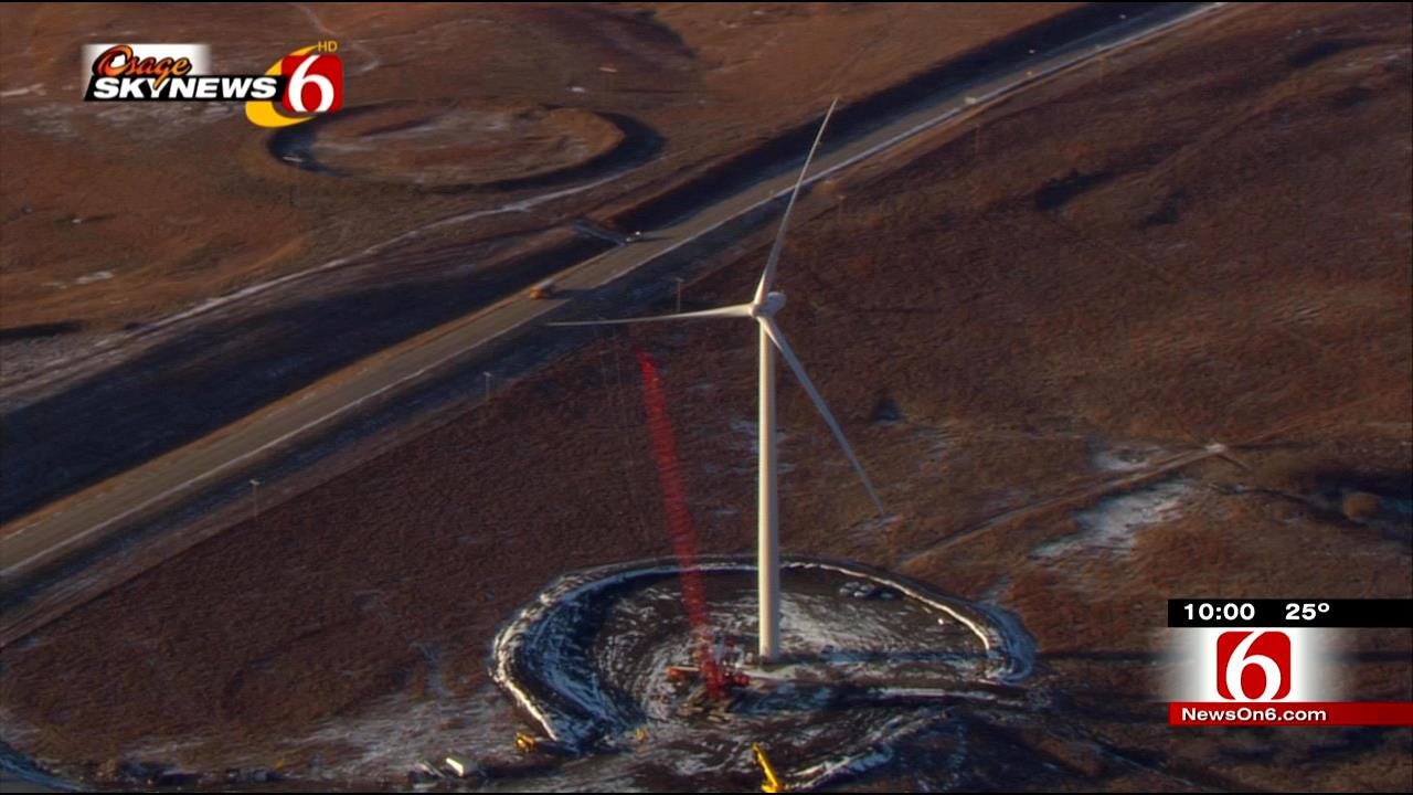 Lone Turbine Stands Tall In Osage County