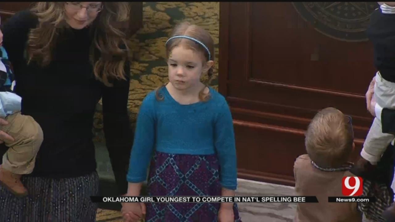 OK Girl, 5, Competing In National Spelling Bee Honored At Capitol