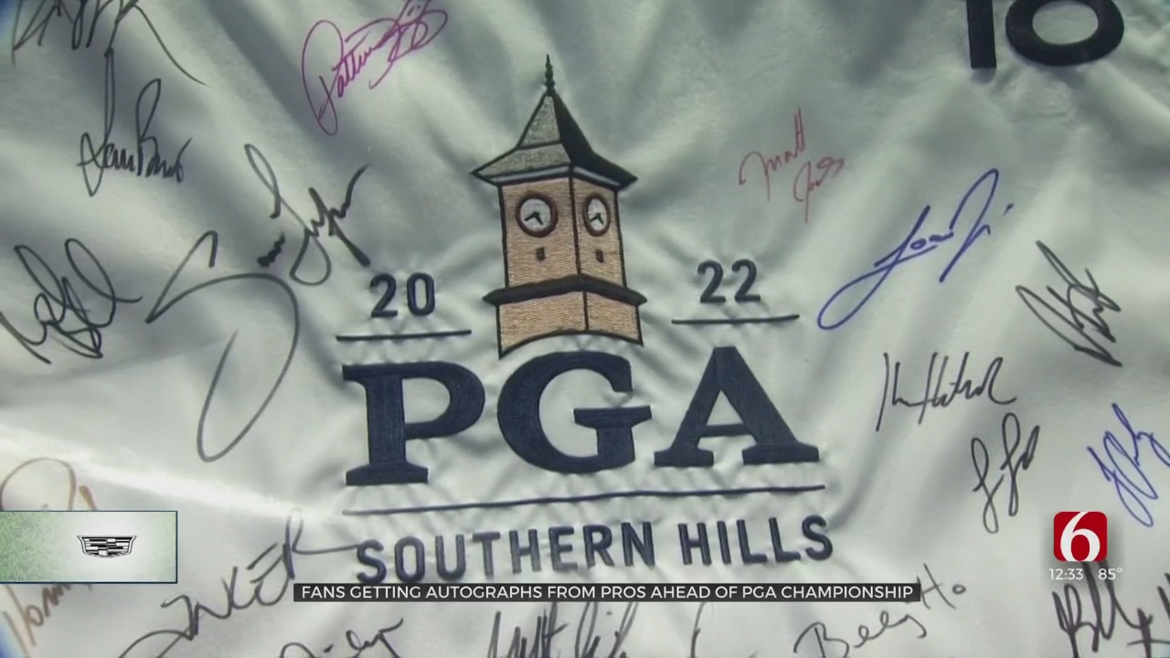 Fans Getting Autographs From Pros Ahead Of PGA Championship