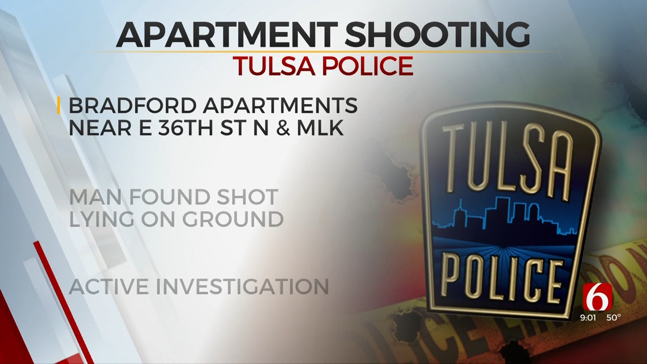 Man Shot Multiple Times, Taken To Hospital After Shooting At Bradford Apartments In Tulsa
