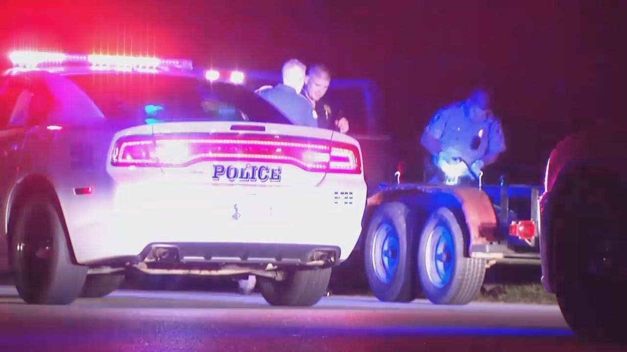 WEB EXTRA: Video From Scene At End Of Sapulpa Police Chase, Arrests