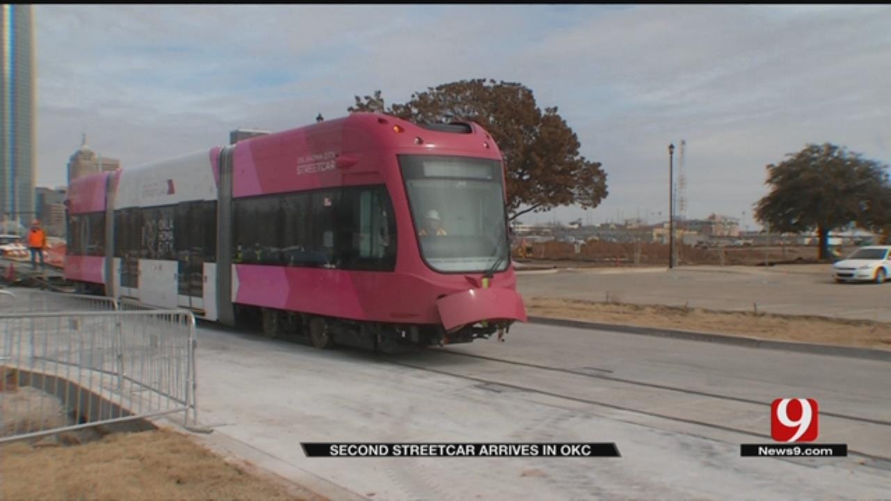 Second Streetcar Arrives In Oklahoma City