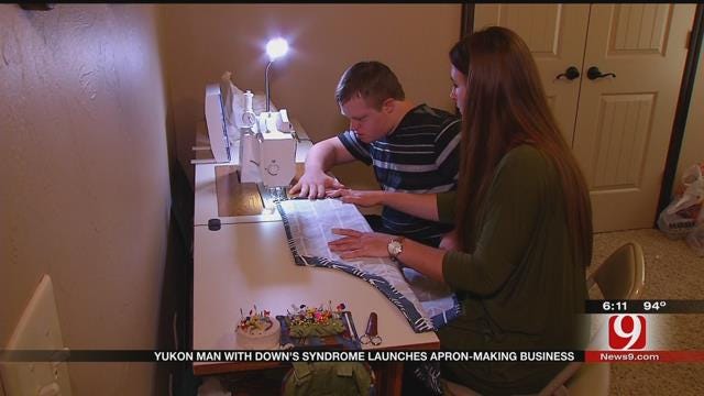 Red Dirt Diaries: Yukon Man With Down Syndrome Launches Apron-Making Business