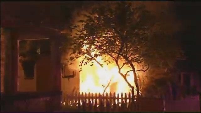 WEB EXTRA: Video From Scene Of Yorktown House Fire