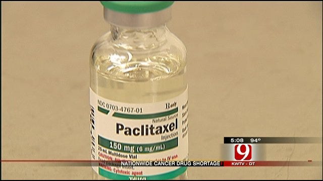 Cancer Drug Shortage Hits Oklahoma