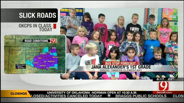 Jed's Bus Stop Forecast On Monday, February 3