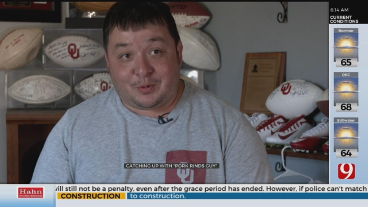 News 9 Catches Up With 'Pork Rinds Guy'