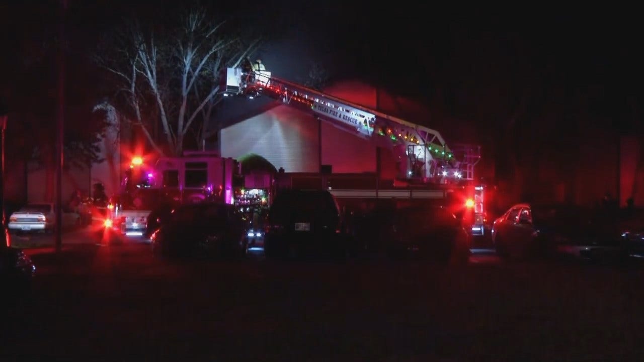 Video From Scene Of Tulsa Apartment Fire