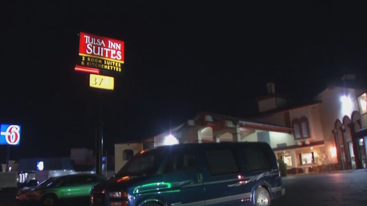 WEB EXTRA: Video Of Tulsa Motel Where Shot Was Fired