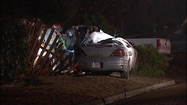 WEB EXTRA: Video From Scene Of Fatal Tulsa Car Crash