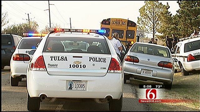 Report Of Gun On Tulsa Public School Bus Prompts Search