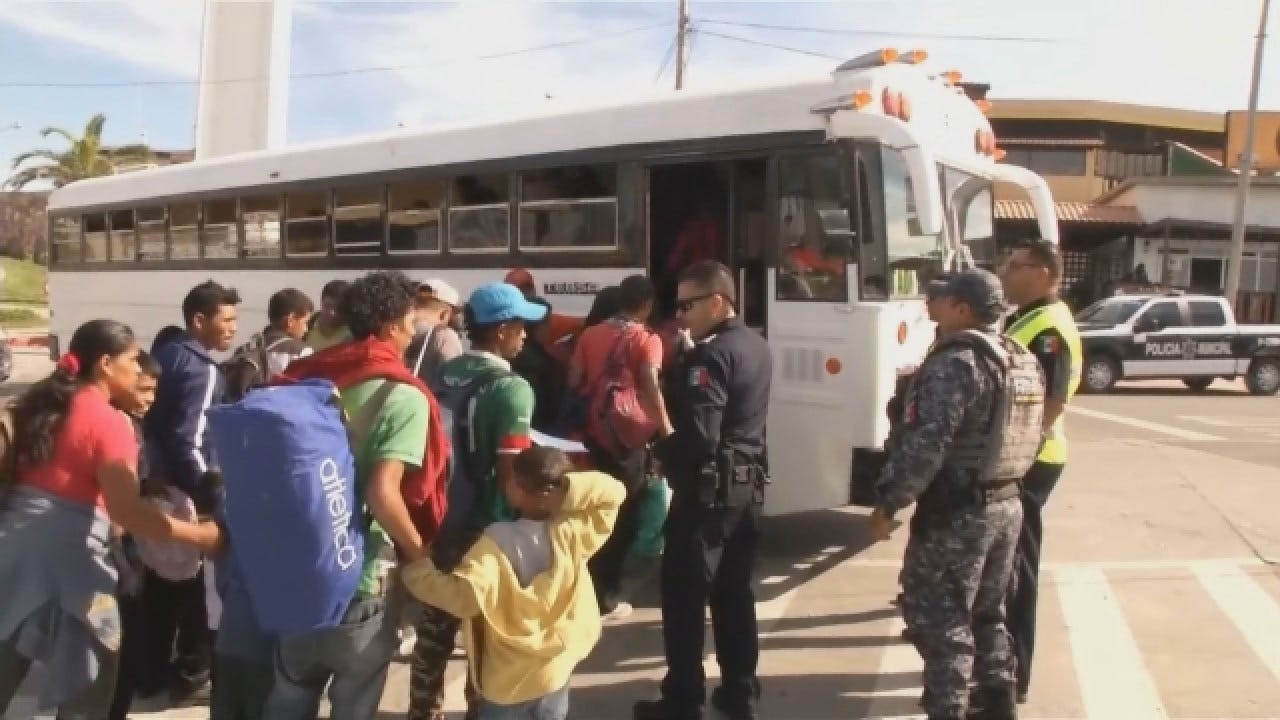 Migrant Caravan Arrives In Tijuana