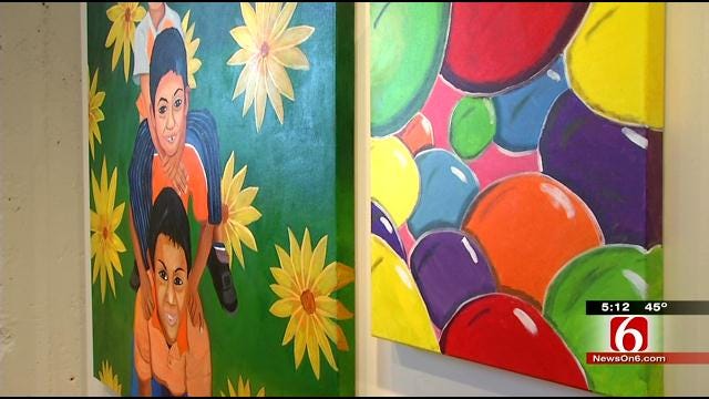 Tulsa Girls Art School Students Showcase Work In Brady District
