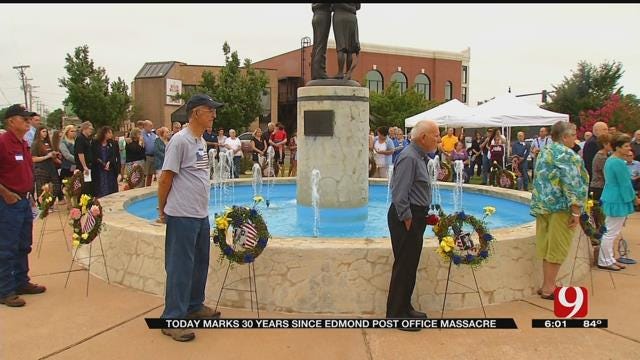 Residents Gather For 30th Anniversary Of Edmond Post Office Massacre