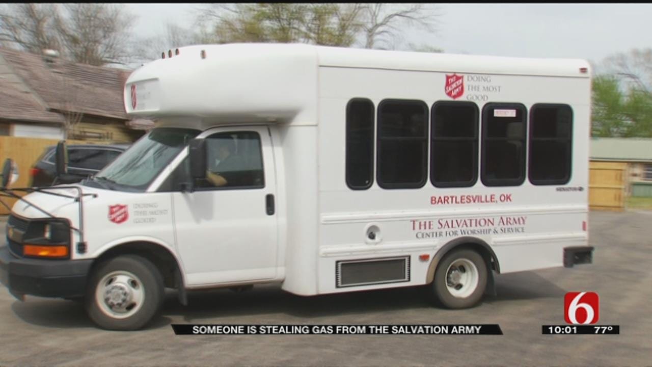 Gas Stolen From Salvation Army Buses In Bartlesville