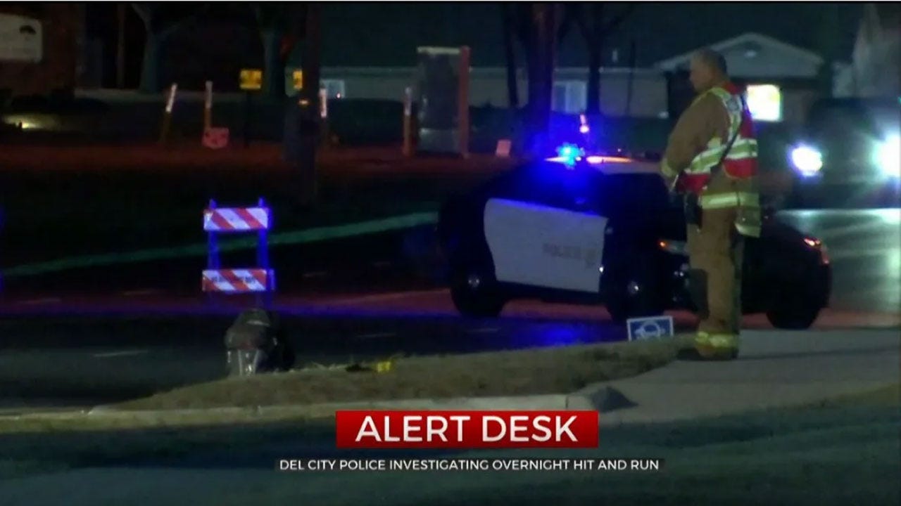 Del City Police Investigate Hit And Run Crash