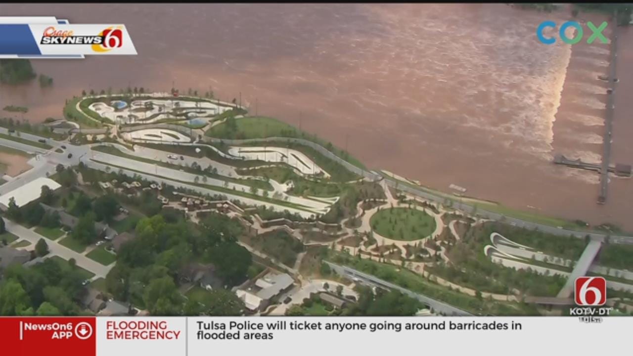 Tulsa Gathering Place Closes Due To Flooding Concerns