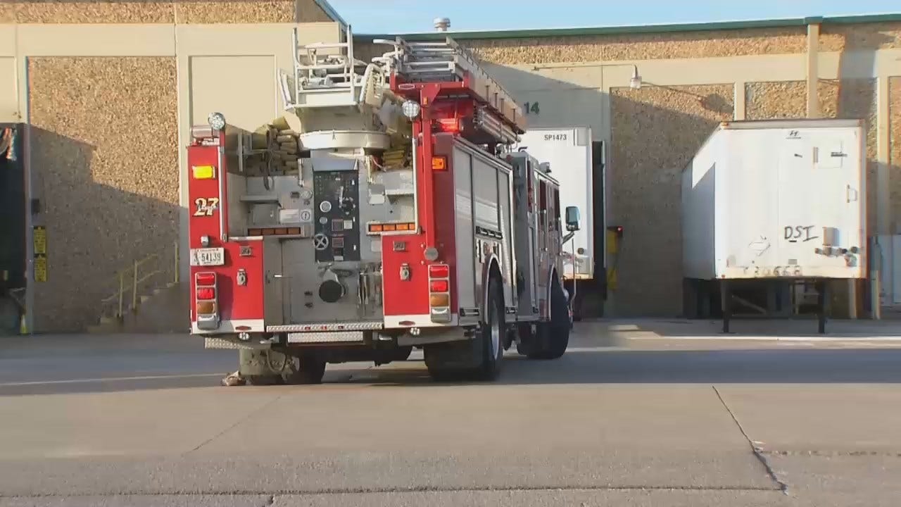 WEB EXTRA: Video From Scene Of Fire At Tulsa Business