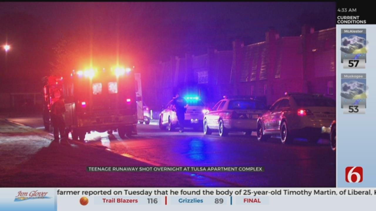 Teen Shot At Tulsa Apartment Complex