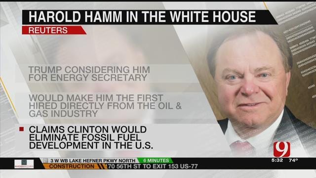 Reports: Trump Considering Harold Hamm For Energy Secretary If Elected