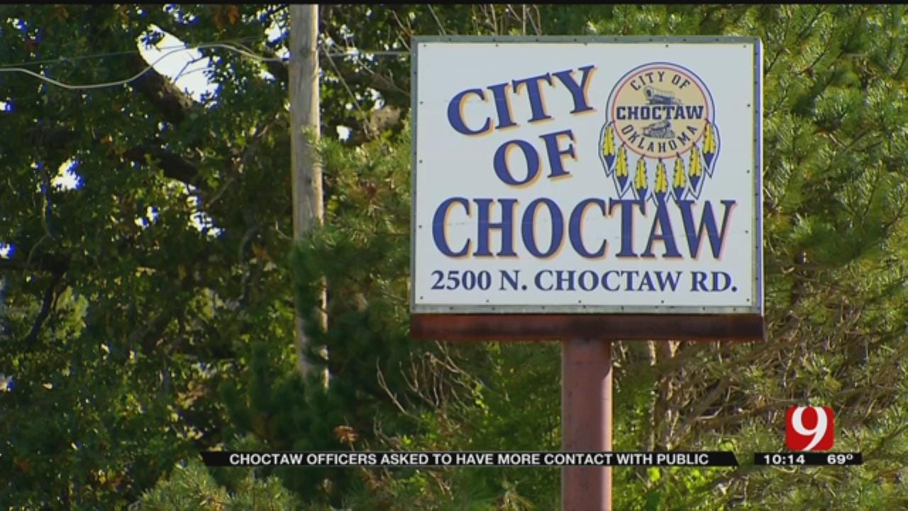 Choctaw Police Asked To Make More Contact With Public During Shifts