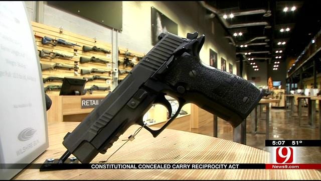 Lawmaker Hopes To Pass Bill For National Concealed Carry Reciprocity
